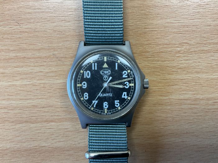 CWC W10 British Army Service Watch, Nato Marks, Sn° 2518, Date 1998, from MOD