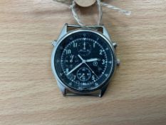 Seiko Gen 2 Pilots Chrono, Date Adjust, Nato Marks, RAF Issue, Sn° 329, Date 1996, from MOD
