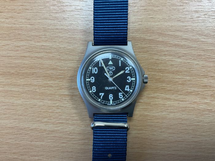 Rare CWC 0552 Royal Marines / Navy Service Watch, Nato Marks, Date 1989, from MOD