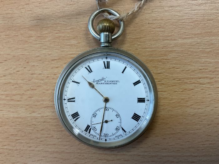 Everite H Samuel Pocket Watch, Swiss Made, Working
