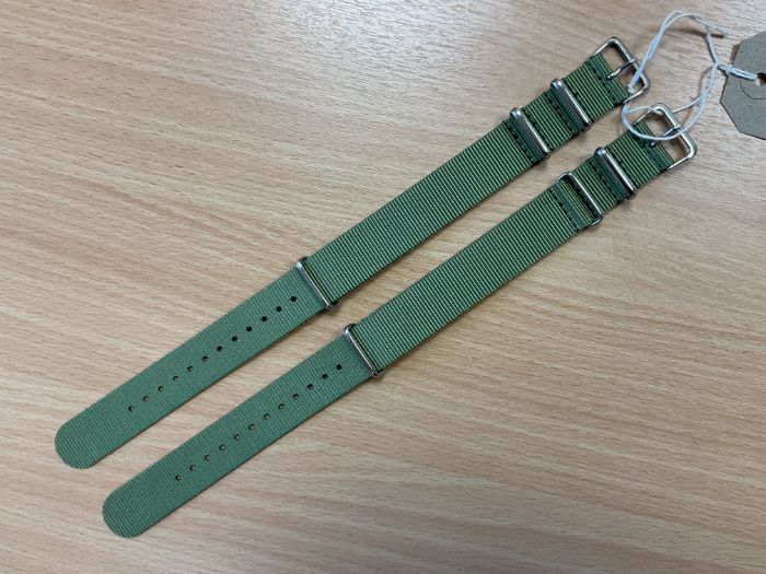 2x New Unissued 20mm Nato Watch Straps