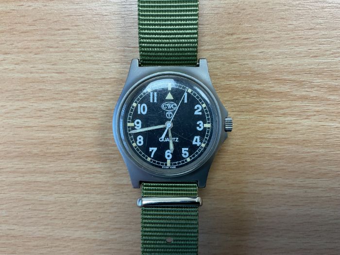 CWC British Army W10 Service Watch, Nato Marks, Sn° 1825, Date 1998, from MOD