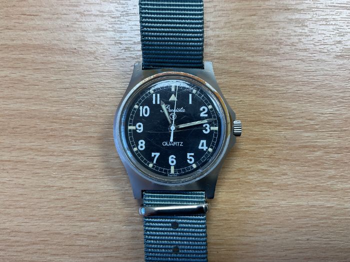 V.Rare Precista 6BB RAF Nav Issue Service Watch, Nato Marks, Date 1984, from MOD