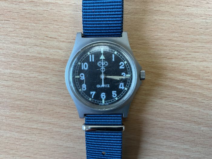 CWC 0552 Royal Marines / Navy Service Watch, Nato Marks, Date 1990, from MOD