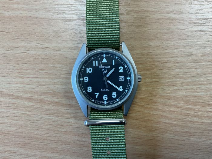 Unissued British Army W10 Pulsar Service Watch, With Date, Nato Marks, Date 1999, from MOD