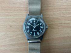 CWC W10 British Army Service Watch, Sn° 796, Date 2004, Gulf War 2, from MOD