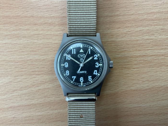 CWC W10 British Army Service Watch, Sn° 796, Date 2004, Gulf War 2, from MOD