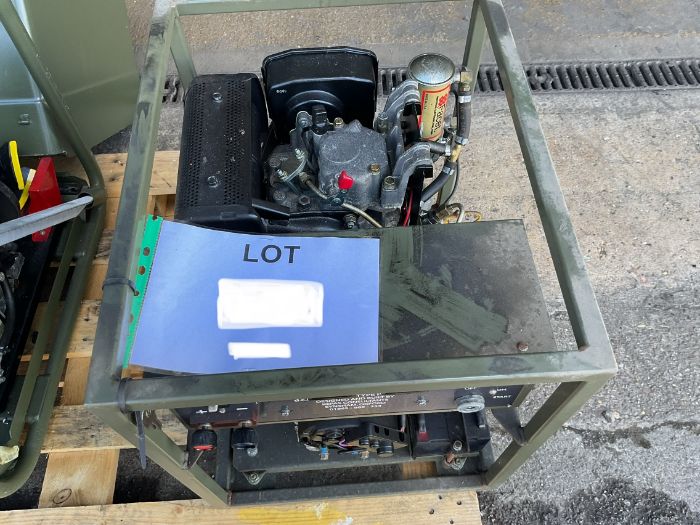 Unissued Yanmar Electric Start 24V Diesel Generator, from MOD