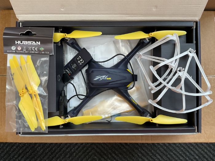 New Unused Star Pro x4 Drone H507A GPS Waypoint c/w Spare Blades etc