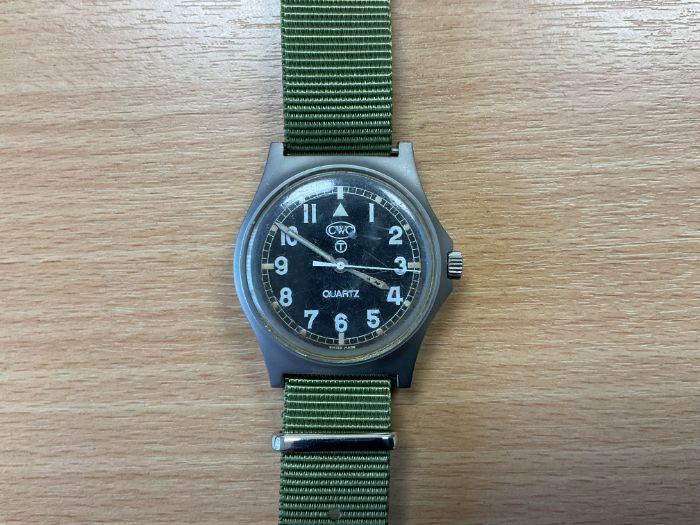 CWC British Army W10 Service Watch, Nato Marks, Date 1998, from MOD