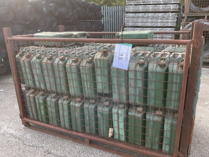 75x NOS Unissued Jerry Cans, from MOD