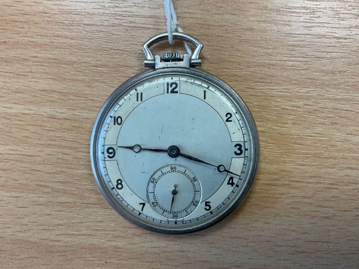 Standard Pocket Watch and Flat Back