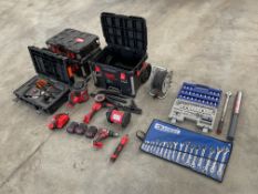 1x Set of Milwaukee Power Tools, Magnetic Drill, Torque Wrench, Spanners etc, Tool Box, from MOD