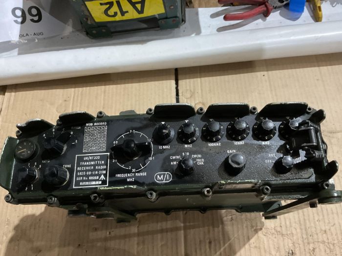 Clansman UK/RT 320 HF Transmitter / Receiver, from MOD