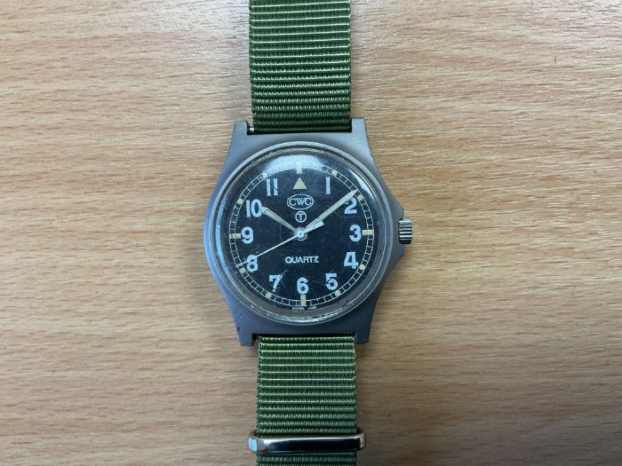 CWC British Army W10 Service Watch, Nato Marks, Sn° 3144, Date 1998, from MOD