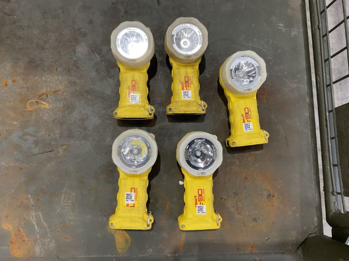 5 x ADALIT L90 LED Safety Torches, Direct from UK Fire & Rescue