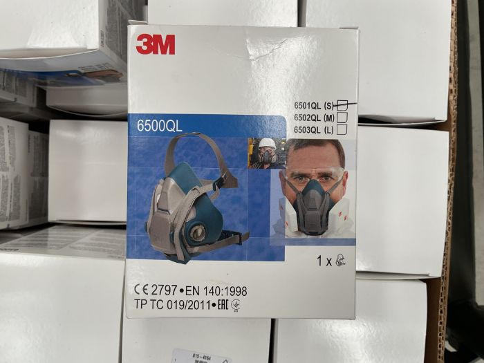 32 x 3M 6500QL New Unused Breathing Masks , Direct from UK Fire & Rescue