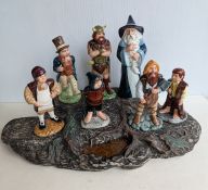 Royal Doulton Lord of the Rings collection: Including eight figures and a base designed by Harry Sal
