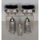 A cased late Victorian silver-cased scent bottle with seaweed etched decoration, flip-top lid, of cy - Image 1 of 7