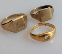 A late Victorian diamond star-set gypsy ring