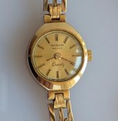 A mid-century ladies Marvin Revue manual dress watch