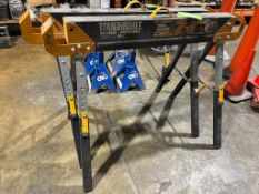 (2) PORTABLE ADJUSTABLE SAW HORSES