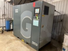 2018 ATLAS COPCO GA55VSDFF 75 HP ROTARY SCREW AIR COMPRESSOR, 56000 HRS AT TIME OF RECORD, S/N AP187