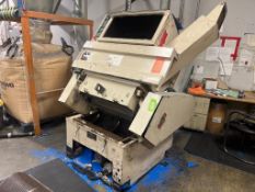 NELMOR, PLASTIC GRANULATOR, 50-HP, 1,500-LB PER HOUR, 14" X 32" CUTTING CHAMBER, (2) DUAL 25-HP MOTO