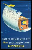 LUFTHANSA FREIGHT | ORIGINAL POSTER BY TH. ABEKING
