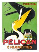 PÉLICAN CIGARETTES | ORIGINAL POSTER BY CHARLES YRAY