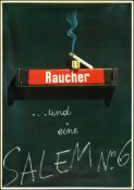 RAUCHER UND EINE SALEM NO 6 | ORIGINAL POSTER BY ANONYMOUS