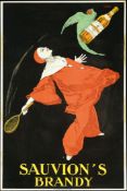 SAUVOIN'S BRANDY | ORIGINAL POSTER BY J. STALL