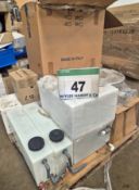 A Pallet of Wine Industry Filters and Industrial Filtrations Fittings (As Photographed)
