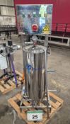 An ACO Packaging C1000 Carbonator Machine, Pre-Mixed Carbonator, rated at 1000-Litres per hour,