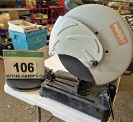 A METABO CS23 Cut-Off Saw and A number of 335mm Cutting Blades (As Photographed)