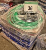 A Pallet of Stainless Steel and Galvanised Fittings for Plumbing in of Wine Process Machinery,