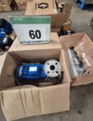 A Pallet of Used Motors and Pumps (As Photographed)