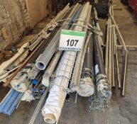 A PALLET OF Conduit Cable Tray and Stainless Steel Pipe (As Photographed)