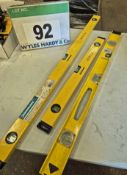 Three Builders Spirit Levels