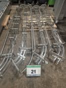 Four Sections of Stainless Steel Canning Line each with 3500mm length and Two Inversion Sections for