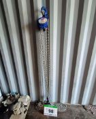 A LIFTING GEAR UK Model VCB 3-Tonne capacity Chain Block