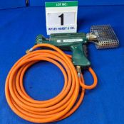 A TUFCOAT LPG Powered Hand Held Shrink-wrap Gun and Hose