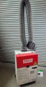 A SIF Weldability ProtectoXtract 240VAC Mobile Fune Extraction and Filtration Unit with Anglepoise S