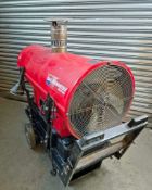 A BIEMMEDUE Arcotherm EC85 Diesel Fired Mobile Space Heater, 90KW (240VAC)