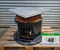 A KUKA Hydraulic Turntable with fitted 600mm X 600mm T Slotted Table