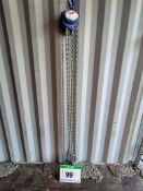 A LIFTING GEAR UK Model VCB 3-Tonne capacity Chain Block
