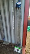 A LIFTING GEAR UK Model VCB 3-Tonne capacity Chain Block
