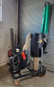 An EXEON Rover Mobile Dust Extraction and Collection Unit with fitted NELLI Anglepoise Trunk and Rem