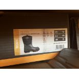 2 x Pairs of Magnum Safety Rigger Boots Dark Brown Size UK 15