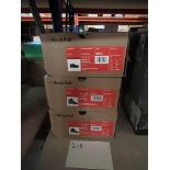 2 x Pairs of RockFall Safety Boots Black UK Size 3 + 1 x Pair of Safety Trainers Black UK Size 7
